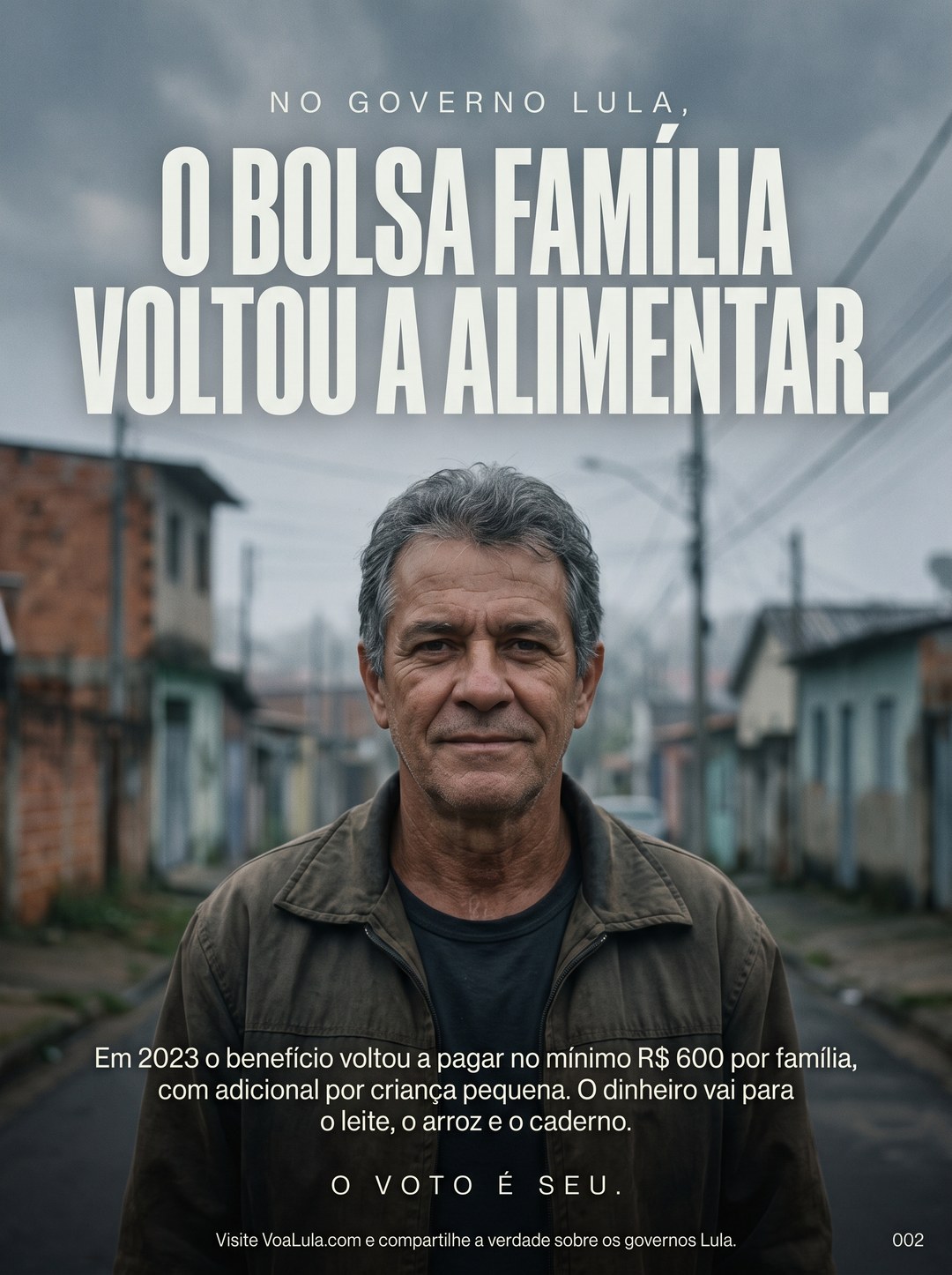 O BOLSA FAMÍLIA VOLTOU A ALIMENTAR.