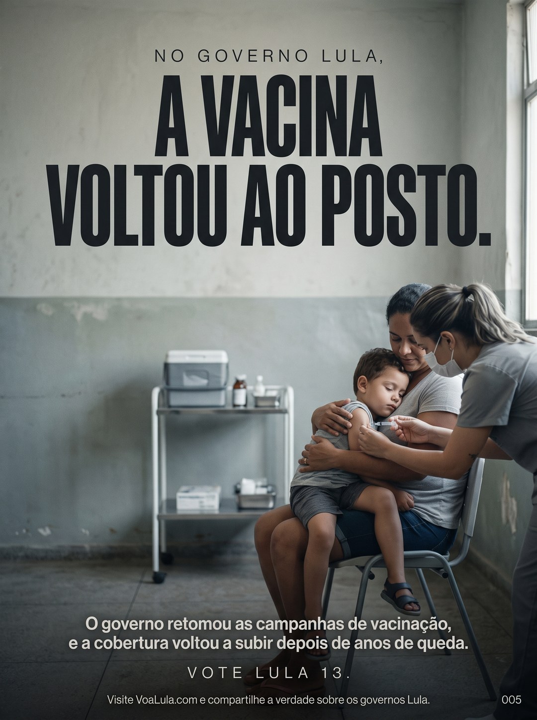 A VACINA VOLTOU AO POSTO.