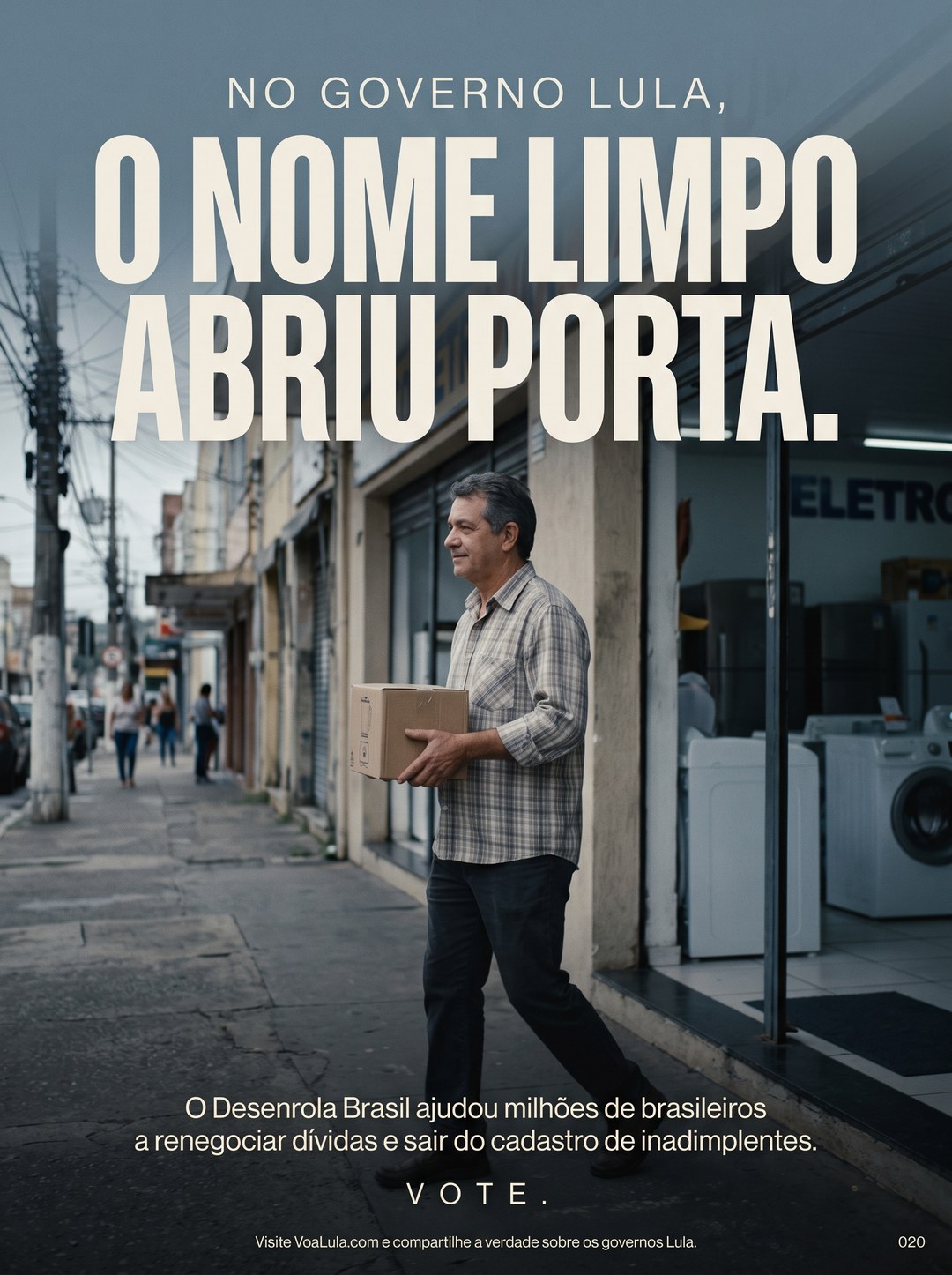 O NOME LIMPO ABRIU PORTA.