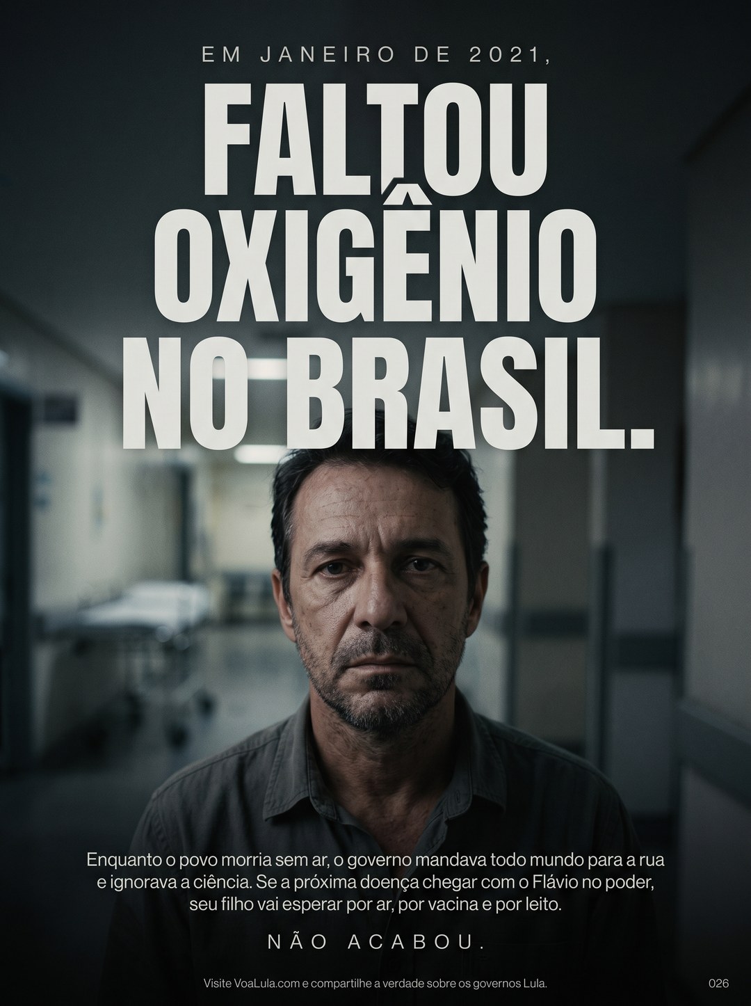 FALTOU OXIGÊNIO NO BRASIL.