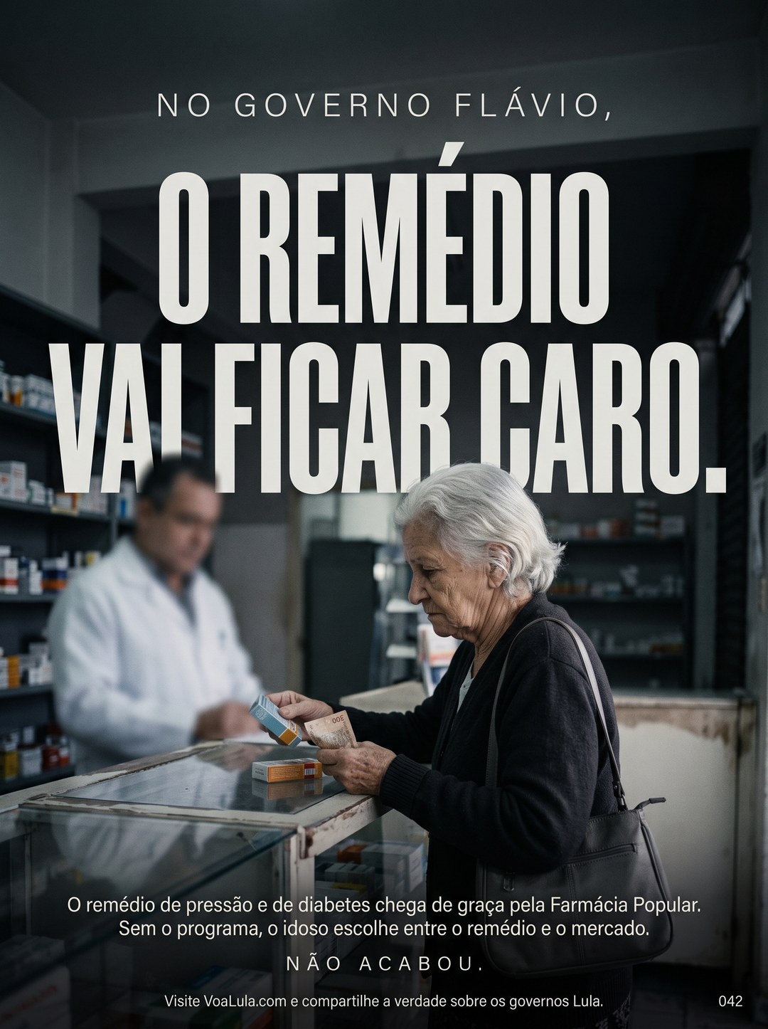 O REMÉDIO VAI FICAR CARO.