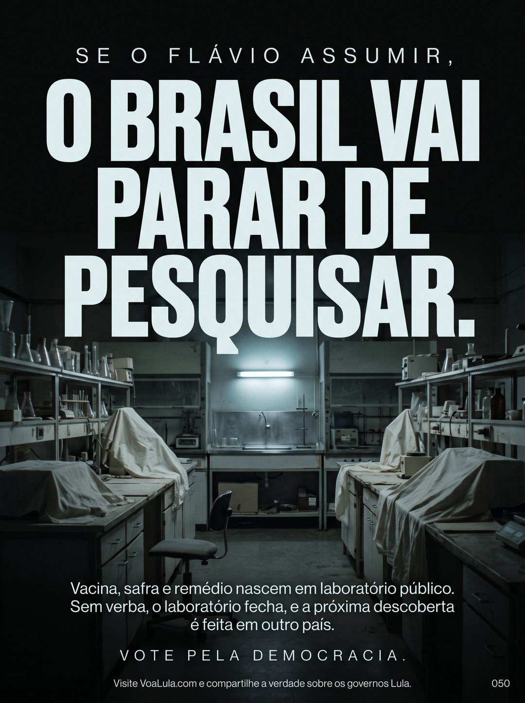 O BRASIL VAI PARAR DE PESQUISAR.