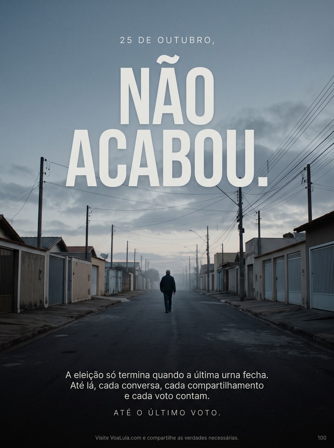 NÃO ACABOU.